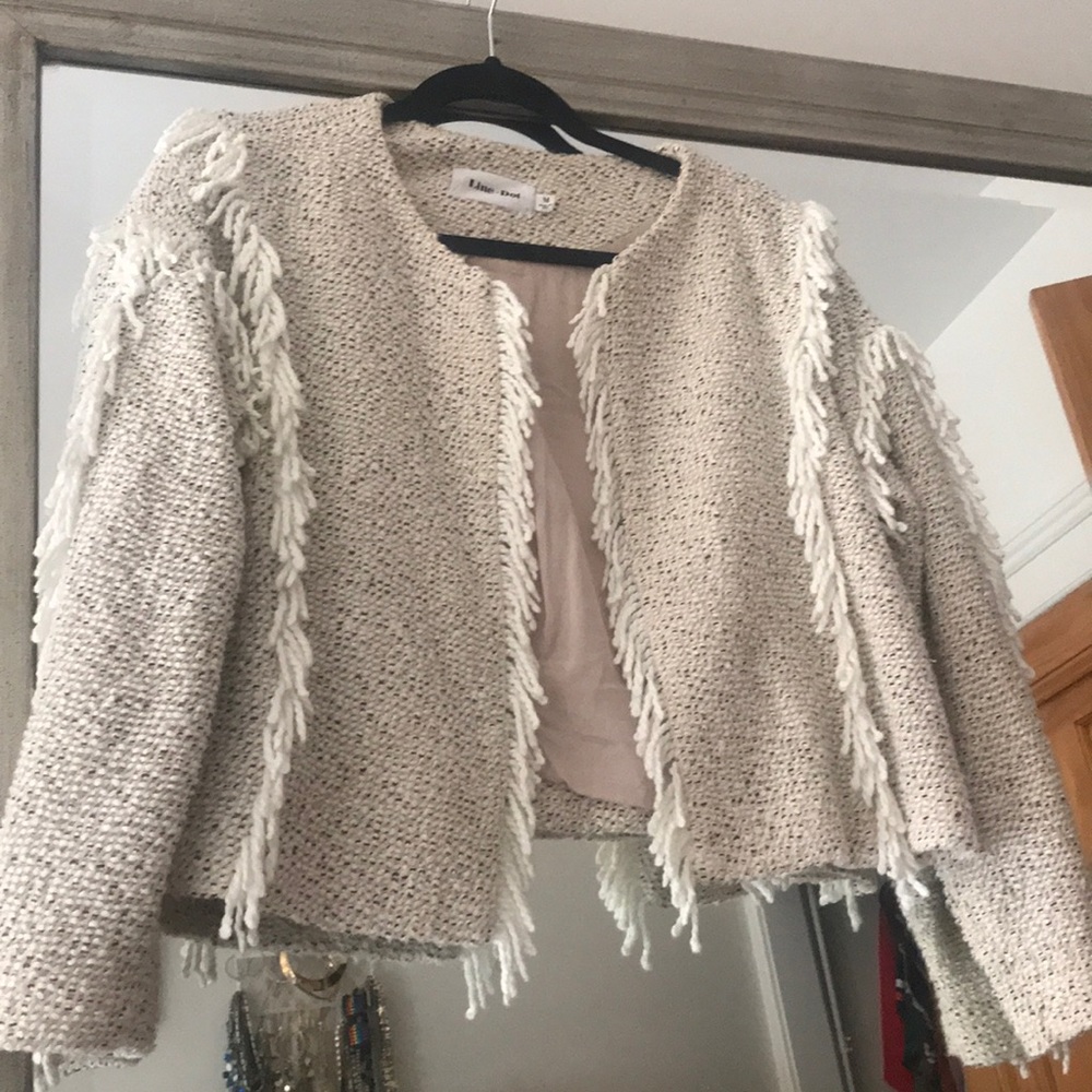 Fringed blazer